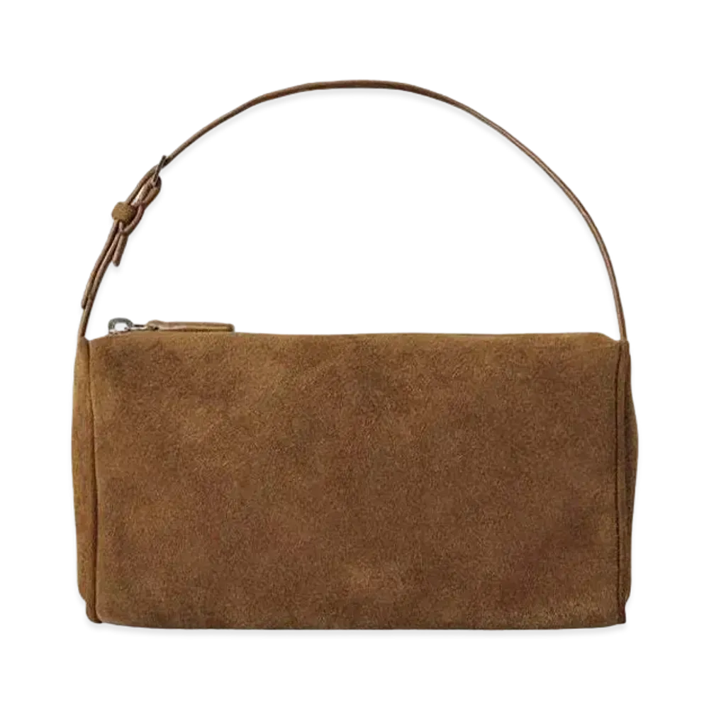 The Row 90's Bag in Suede "Desert"