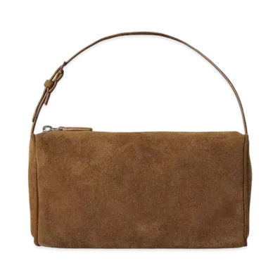 The Row 90's Bag in Suede "Desert"