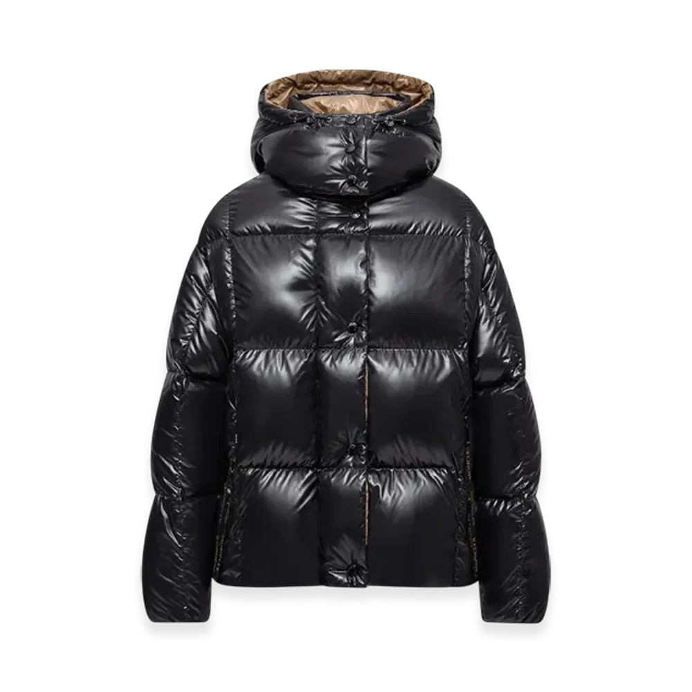 MONCLER Parana Hooded Short Down Jacket "Black"
