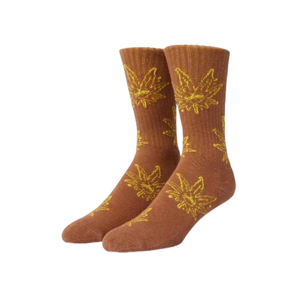 HUF Cookout Buddy Crew Socks "Brown"