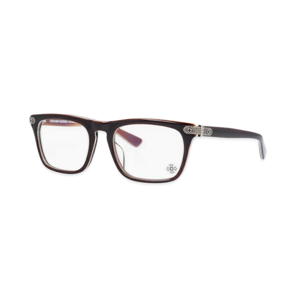 Chrome Hearts BEAU NER 53 Wellington Cross "Brown Bone Brown"