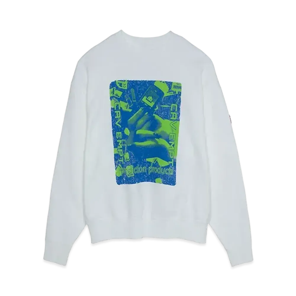 Cav Empt (C.E) PREDICTION CREW NECK "White"