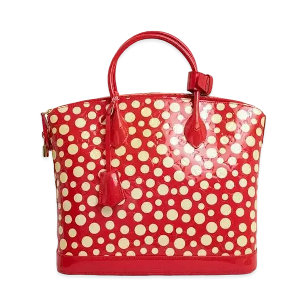 Louis Vuitton x Yayoi Kusama Lock It MM Monogram Vernis Dot Infinity "Rouge"