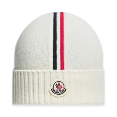 MONCLER Kids Beanie "White"