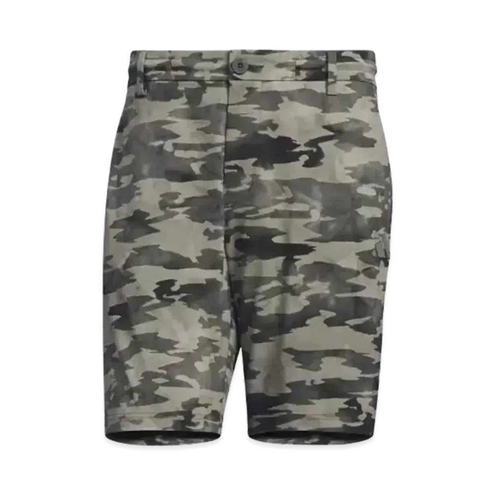 adidas All-Over Print Golf Shorts "Olive Strata"
