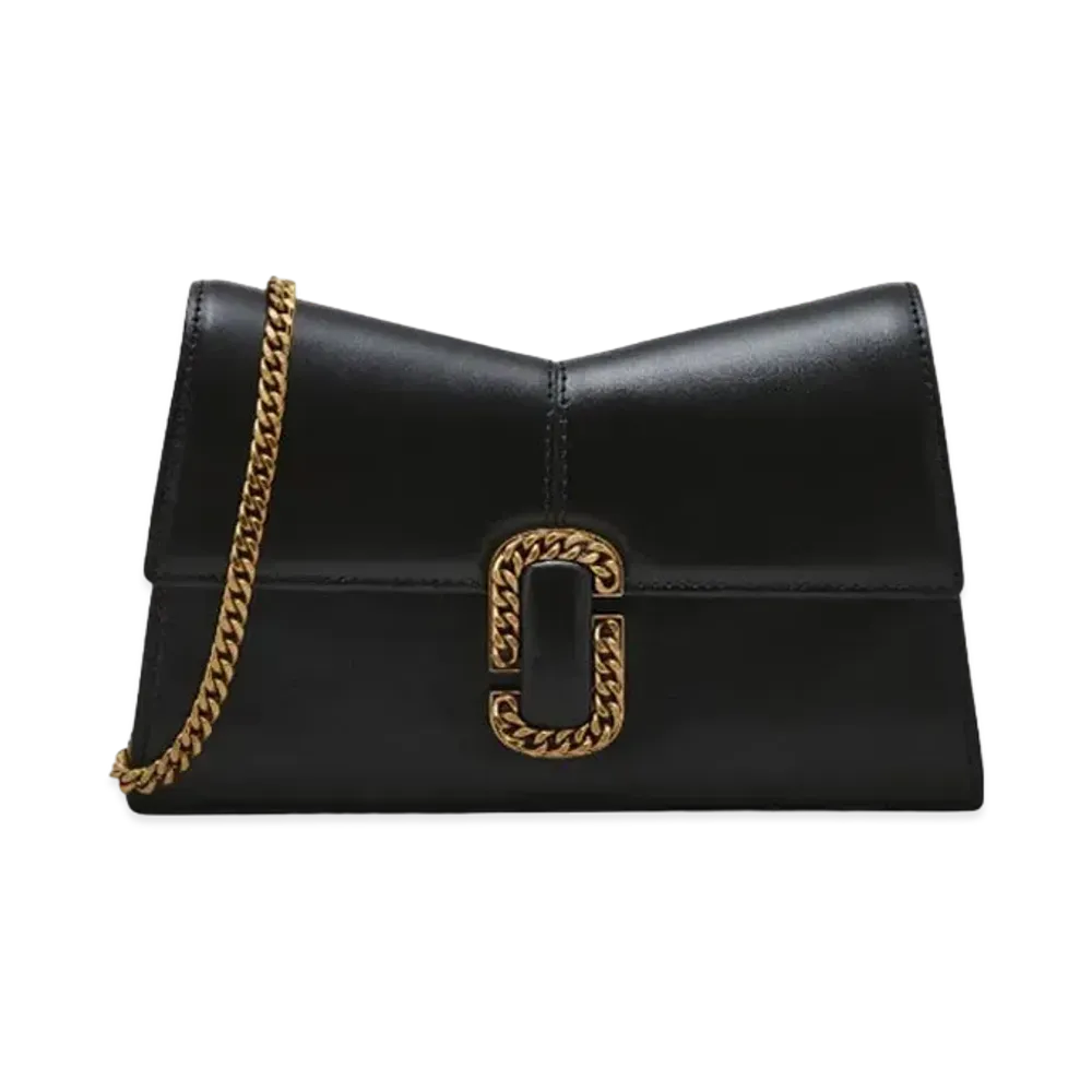 Marc Jacobs The St. Marc Chain Wallet "Black"