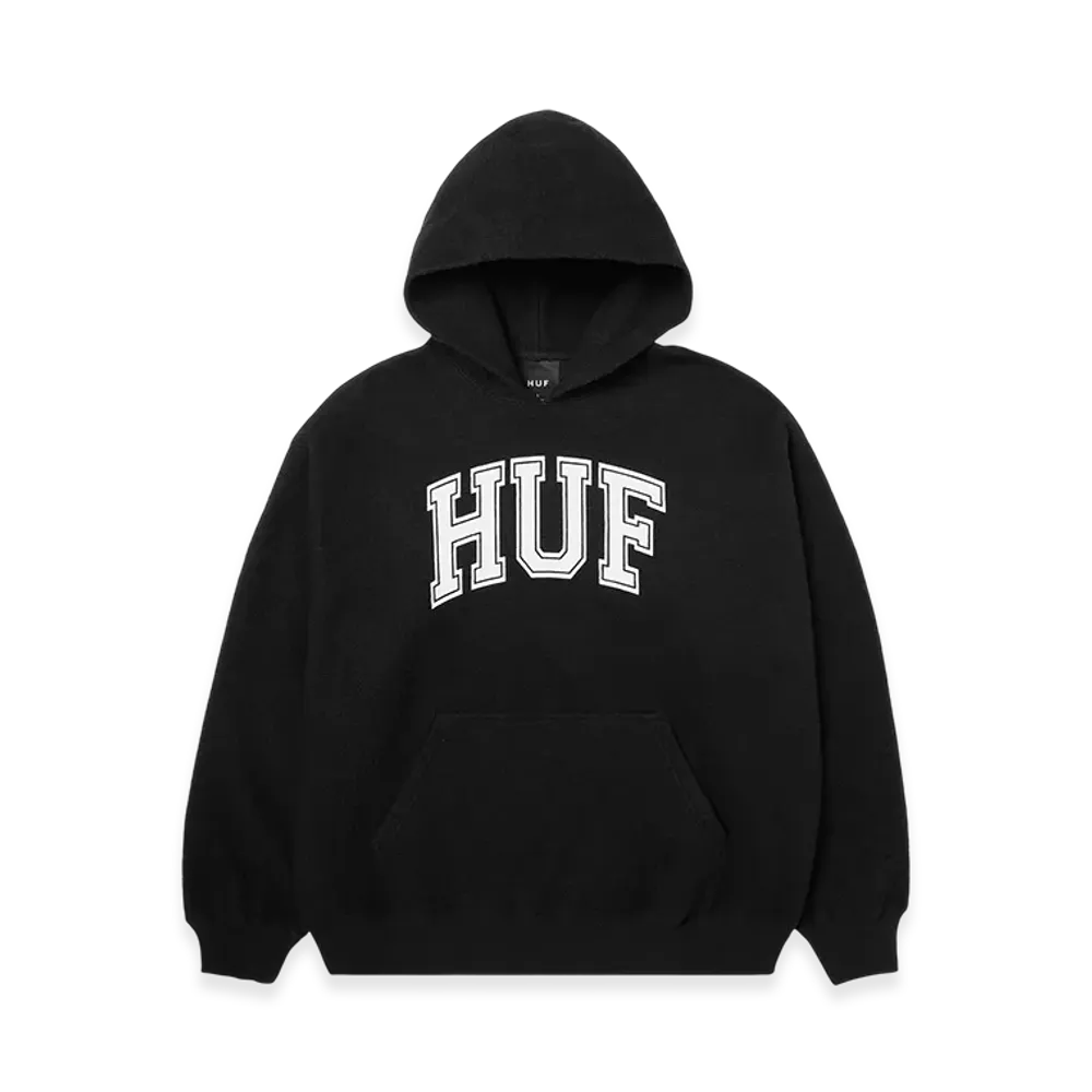 HUF WINTER 25 Cracked Arch Reverse Hoodie "Black"