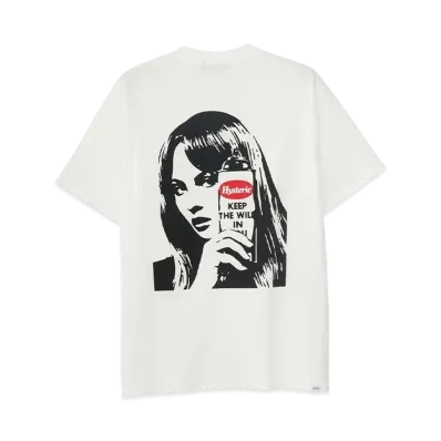 HYSTERIC GLAMOUR Graffiti Girl Tee "White"