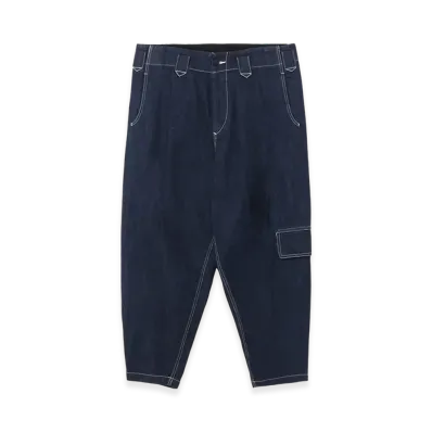 Yohji Yamamoto POUR HOMME Sp 12OZ Denim Flap Pocket Pants "Blue"