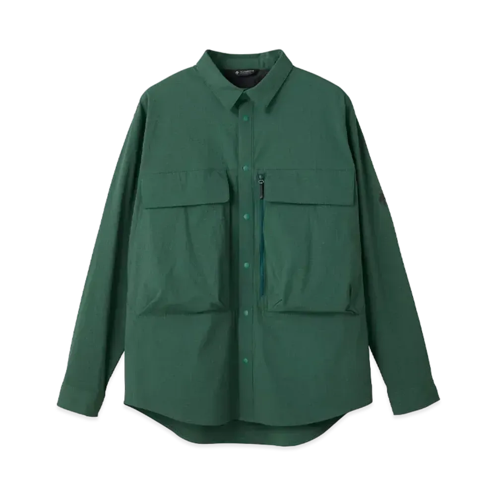 DESCENTE ALLTERRAIN 81 Over L/S Shirt "Green"