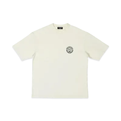 BALENCIAGA Scissors Crest Medium Fit T-shirt "Beige/Black"