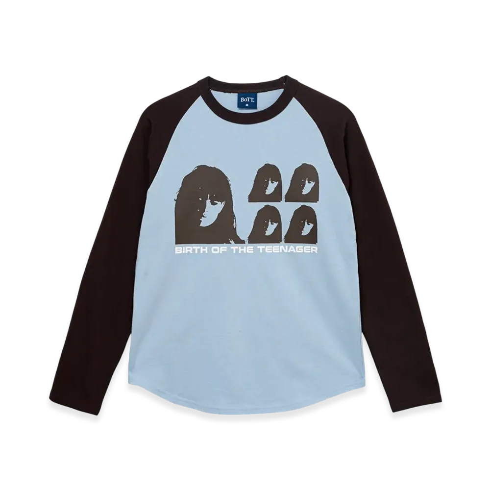 BoTT Disc Raglan L/S Tee "Light Blue"