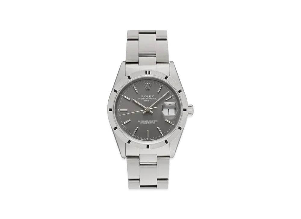ROLEX Oyster Perpetual Date "Gray/Stainless Steel"