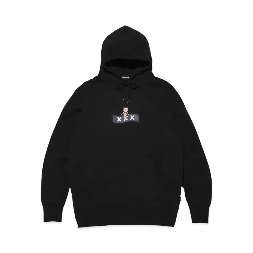 GOD SELECTION XXX x Betty Boop Hoodies GX-A24-BBHD-01 "Black"