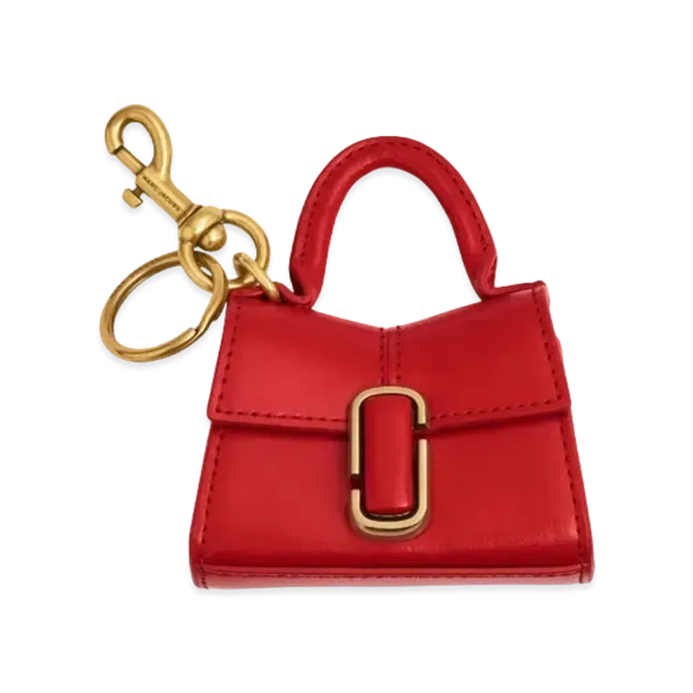 Marc Jacobs The Nano St. Marc Top Handle Charm "True Red"