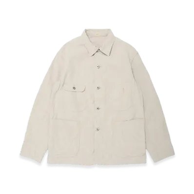 T.T Taiga Takahashi LOT.328 Coverall Jacket With Chinstrap "Ivory"