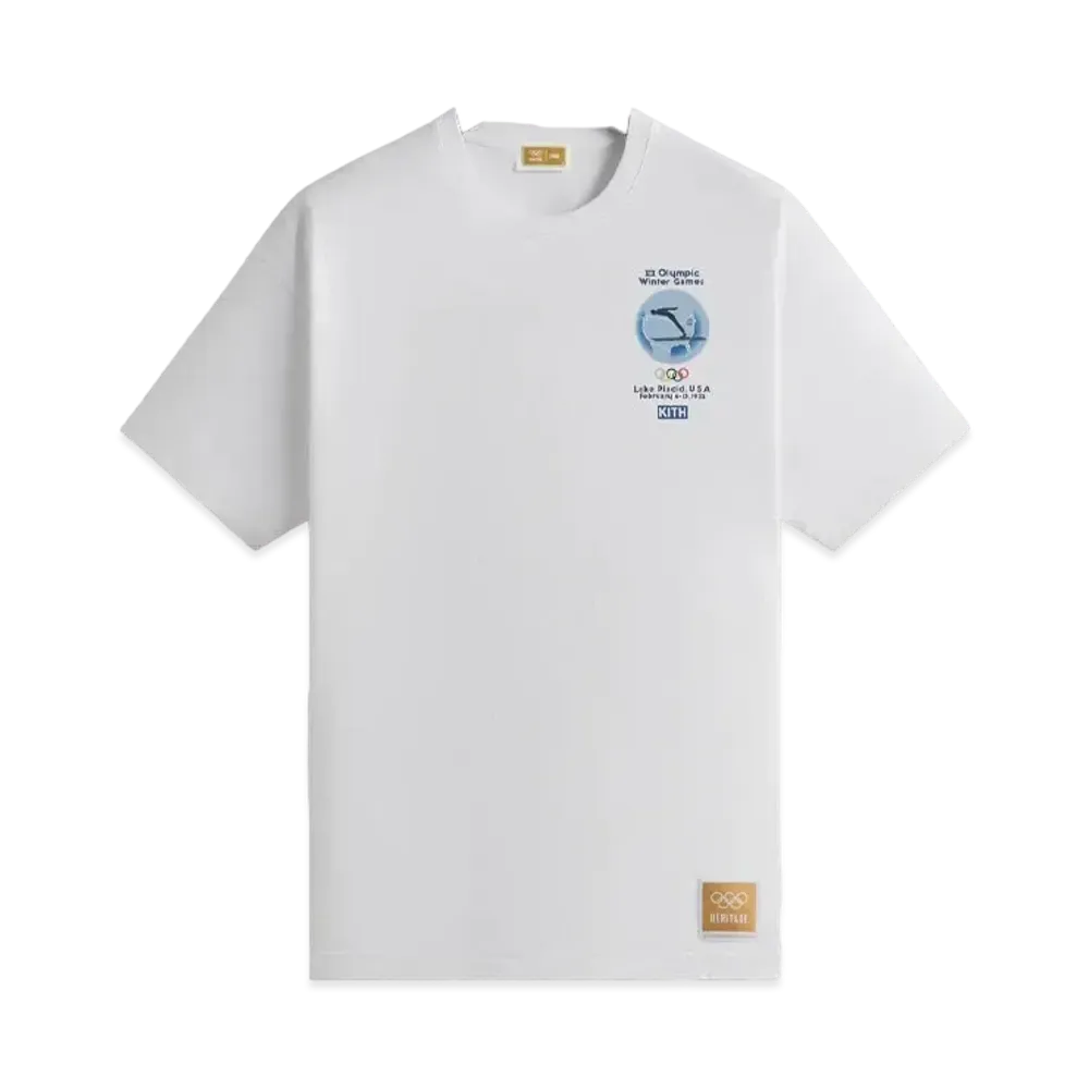 Kith x Olympics Heritage Lake Placid 1932 Vintage Tee "White"