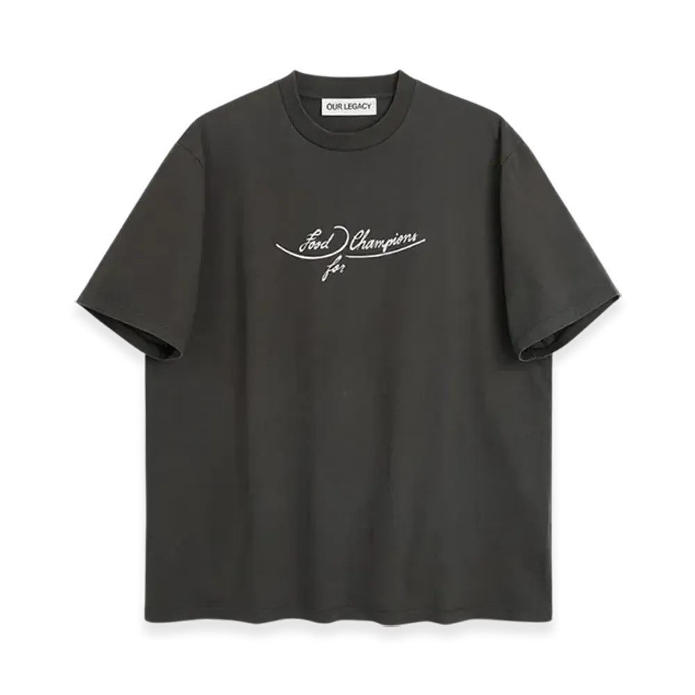 OUR LEGACY Box T-Shirt "Black Plates Print"