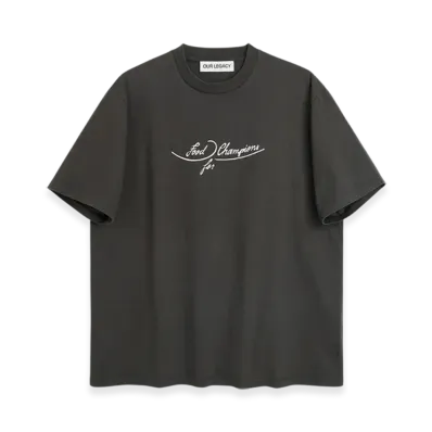 OUR LEGACY Box T-Shirt "Black Plates Print"