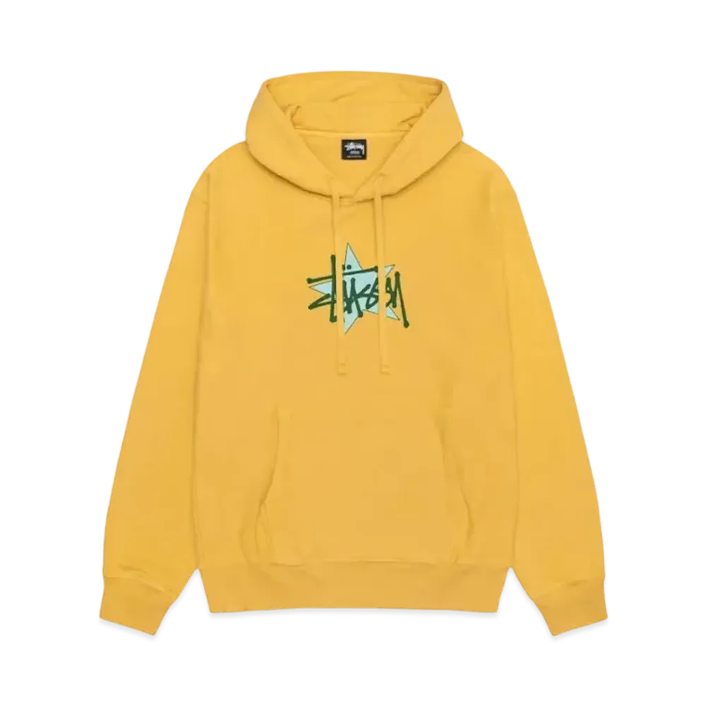 Stussy Star Pigment Dyed Hoodie "Honey"