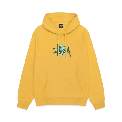 Stussy Star Pigment Dyed Hoodie "Honey"