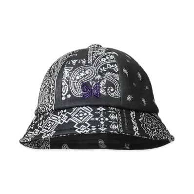 NEEDLES x MIYAGIHIDETAKA Bermuda Hat - Bandana Print "Black"