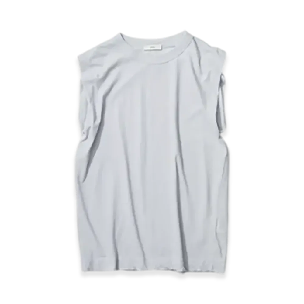 ATON Fresca Single Jersey Tank Top "Sax"