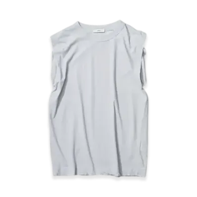 ATON Fresca Single Jersey Tank Top "Sax"