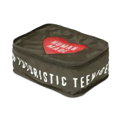 HUMAN MADE Gusset Case Small "Olive Drab"