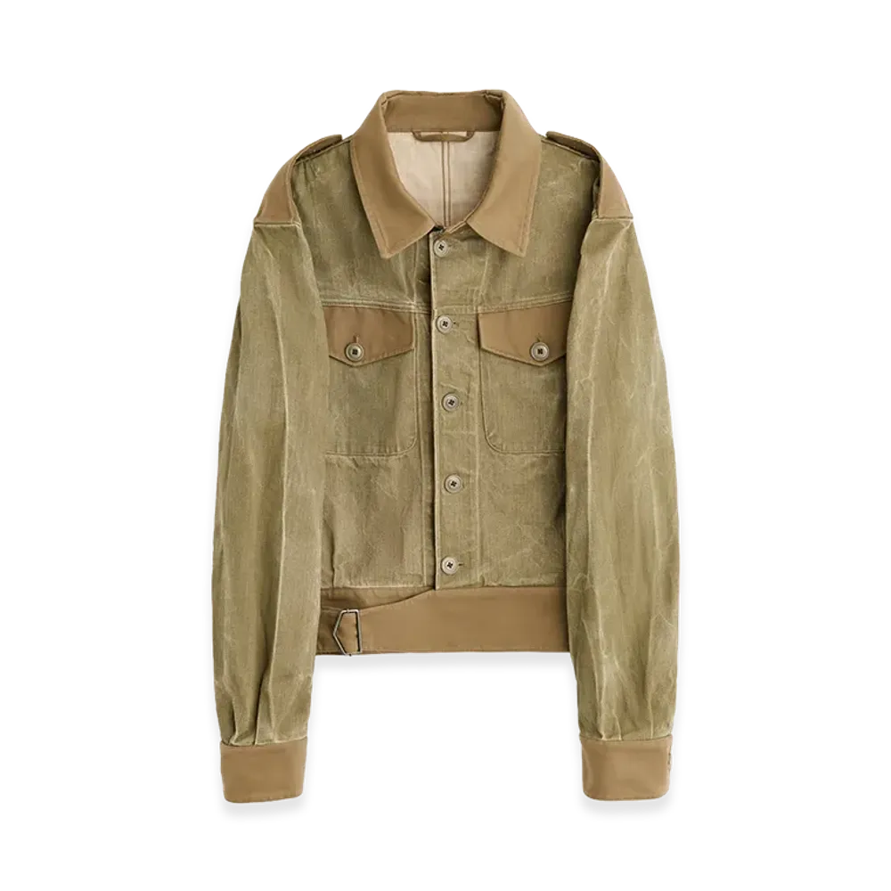 OUR LEGACY Battle Jacket "Dusty Olive Pigment Twill"