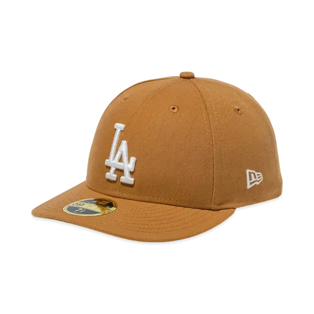 NEW ERA LP 59Fifty Panama Tan Los Angeles Dodgers "Tan"