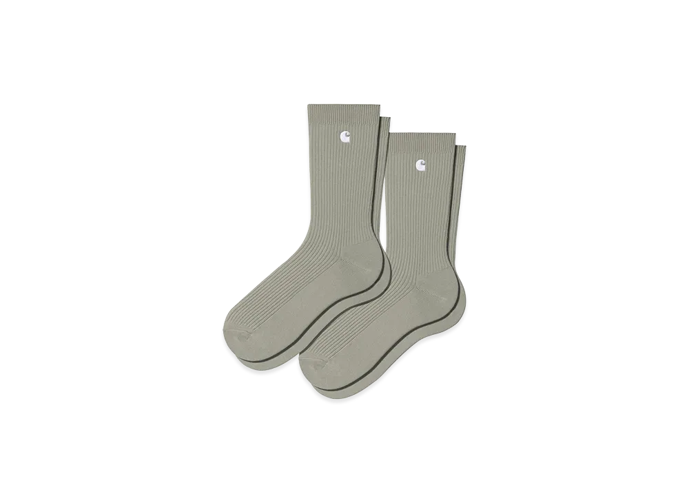 Carhartt WIP Madison Pack Socks "Shady Green/White Green"