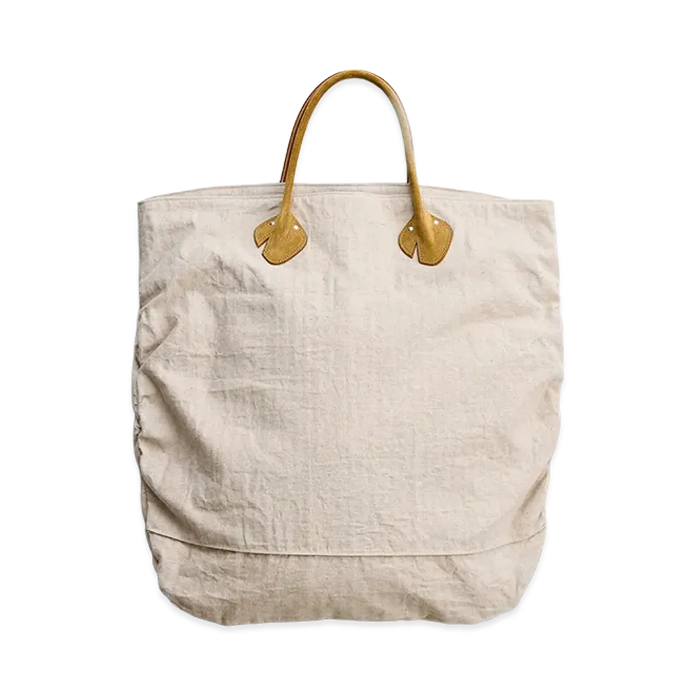 NICENESS N.Aphex Natural Herringbone NN Shirring Bag "Natural"