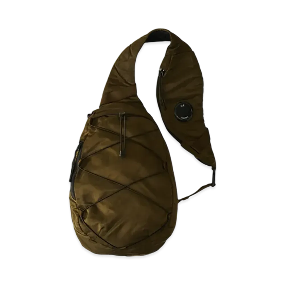 C.P. Company Nylon B Lens Crossbody Rucksack "Ivy Green"