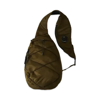 C.P. Company Nylon B Lens Crossbody Rucksack "Ivy Green"