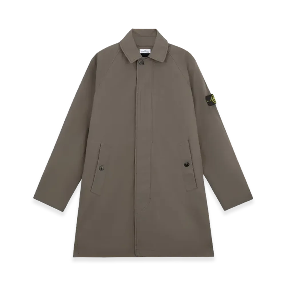 Stone Island 70249 David-TC Car Coat - 24FW "Walnut Brown"