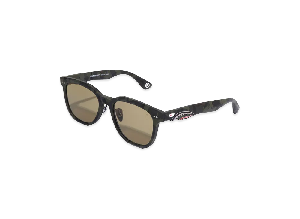 A BATHING APE Shark Sunglasses #1 "Olivedrab"