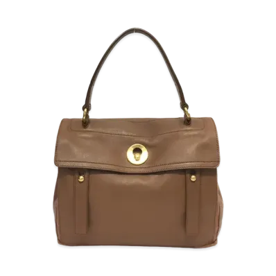 Saint Laurent Muse Two Leather 2WAY Bag "Brown"