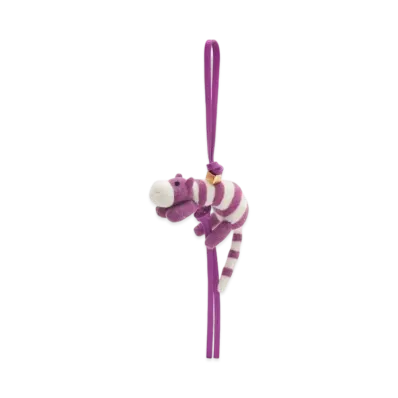 LOEWE x Howl's Moving Castle Tiger Charm In Felt "Purple/White"