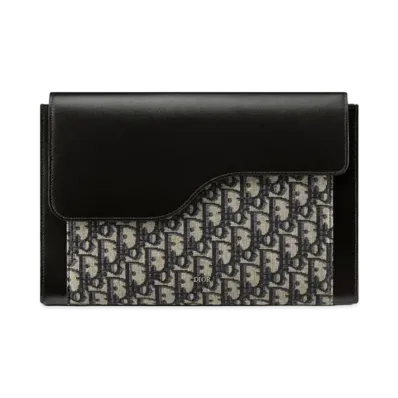 Dior Ipad Air Case Smooth Calfskin & Dior Oblique Jacquard "Beige"