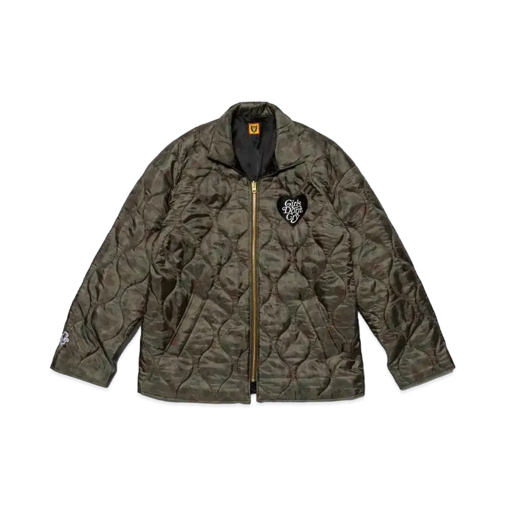 HUMAN MADE x Girls Don'T Cry Heart Camo Jacket "Black" / VERDY