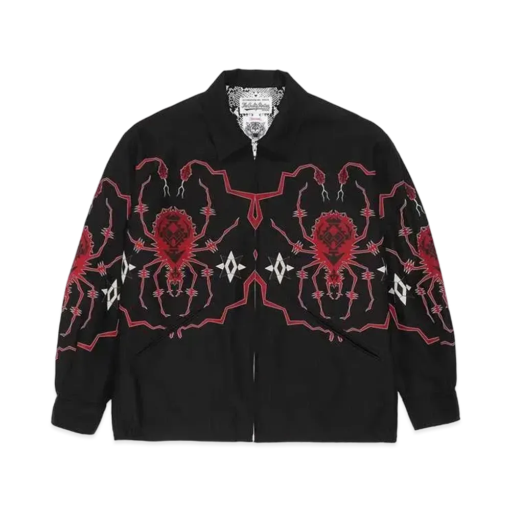 WACKO MARIA Wolf`s Head / Vietnam Jacket "Black Red"