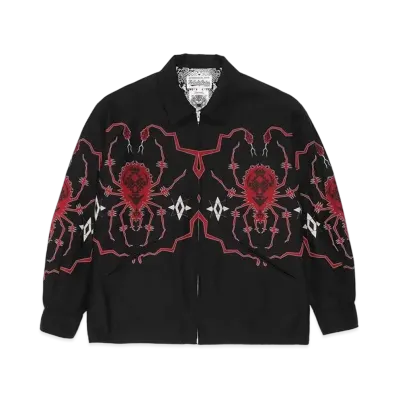 WACKO MARIA Wolf`s Head / Vietnam Jacket "Black Red"