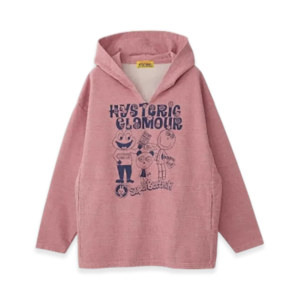 HYSTERIC GLAMOUR Super Beatnik Hoodie "Pink"