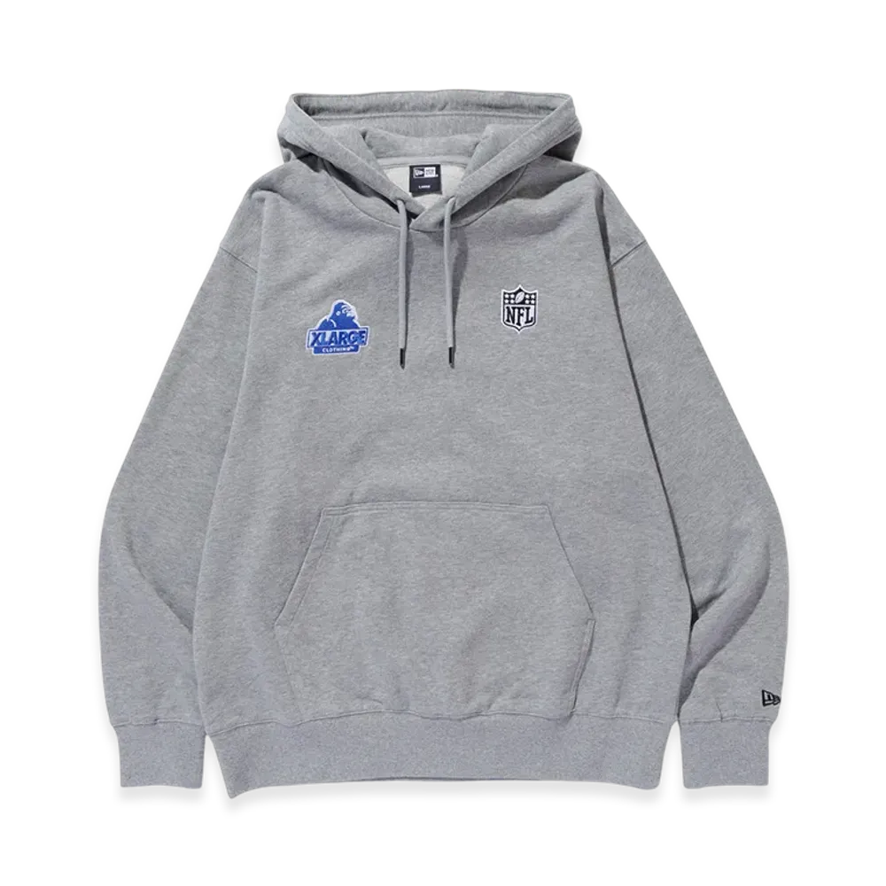 XLARGE x NEW ERA x NFL Pullover Hooded Sweat Shirt "Ash"