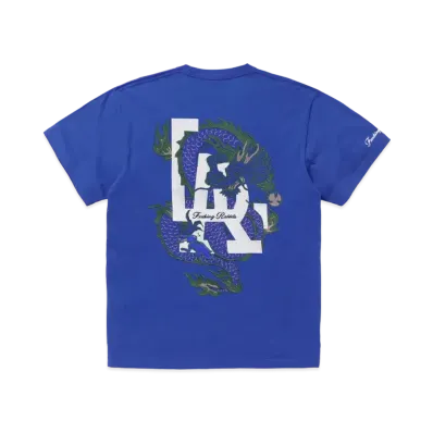 FR2 Dragon FR Logo Embroidery T-shirt Type 2 "Royal Blue"