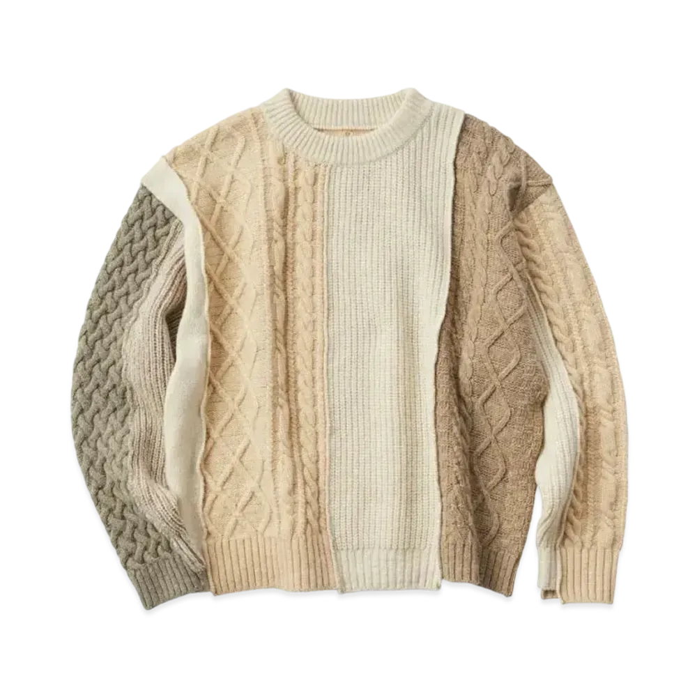 KURO Remake Knit Sweater "Beige"