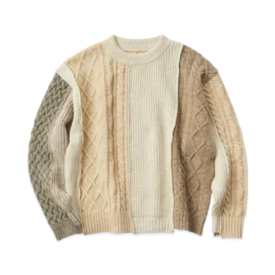KURO Remake Knit Sweater "Beige"