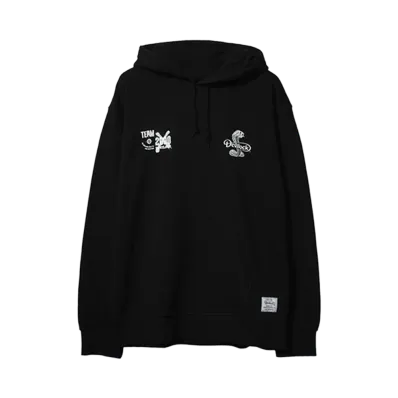 PRO WRESTLING NOAH 25th ANNIV \ DEVILOCK x TEAM2000X HOODIE "BLACK"