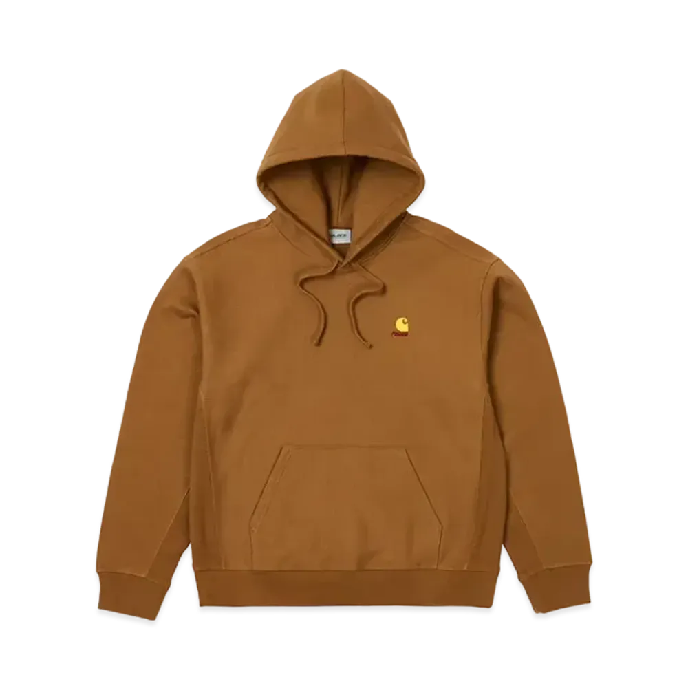 PALACE x Carhartt Wip Hoodie "Brown"